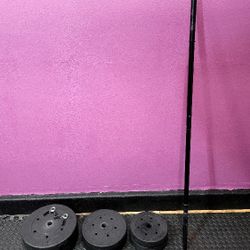 Barbell Kit Compounded Total Weight 110 Lb Pounds