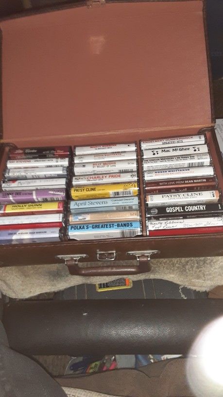 Case With 24 Music Cassettes