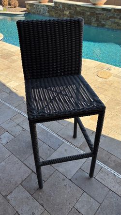 Set of Four Patio Bar Stool