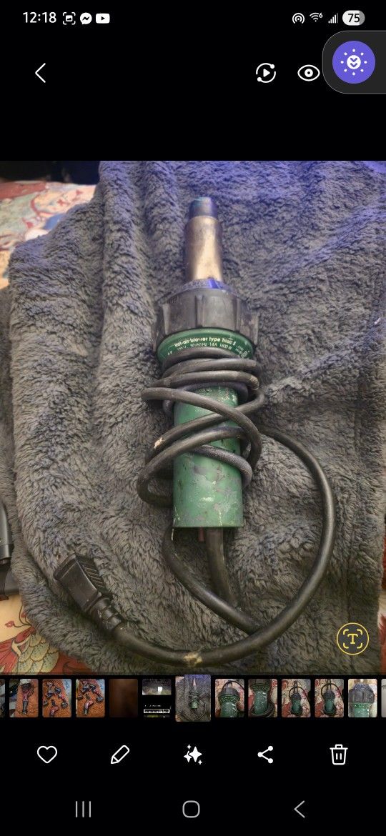 141.314 - 230V / 1600W | TRIAC AT Heat Gun