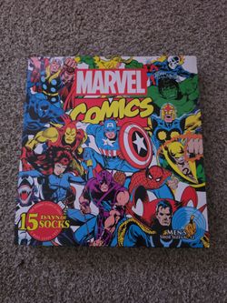 Marvel Comics Socks - Mens Shoe Size 6-12