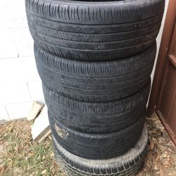 Used Tires Still Good 205x55x16 All 4 For $50