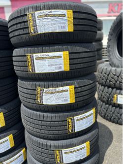 215/55/17 vendo set de llantas Nueva con 50,000 millas de garantía