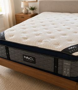 Puffy Royal Hybrid Cal King Mattress - Like New Condition