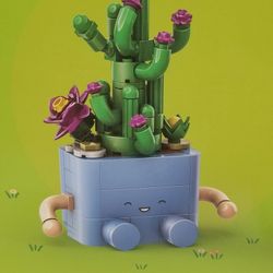 New Happy Pot Cactus Building Block Kit
