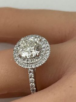  14KT  2CTW VS Lab Diamond Engagement Ring -IGI Certified 