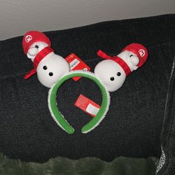 Mario Galaxy SUPER NINTENDO HOLIDAY SNOW MARIO HEADBAND