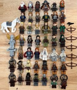 LEGO Lord of the Rings & The Hobbit Minifigure Lot - 45+ Figures CHECK DESCRIPTION
