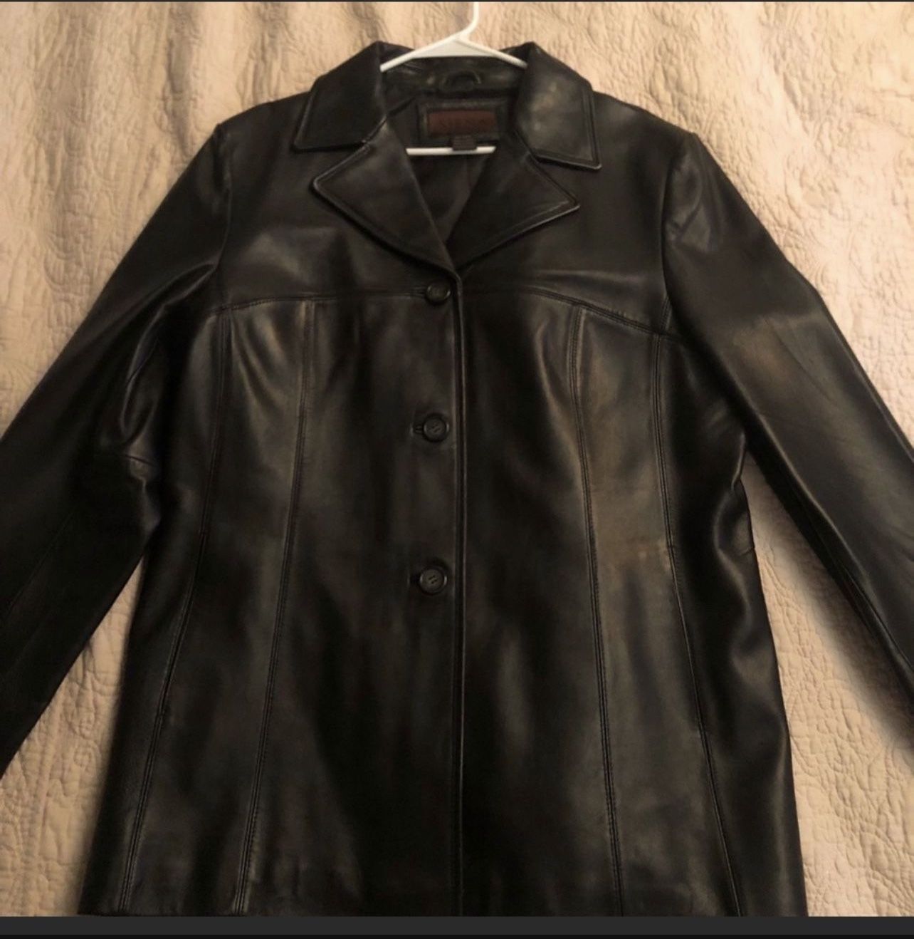 Black XXL Leather Jacket