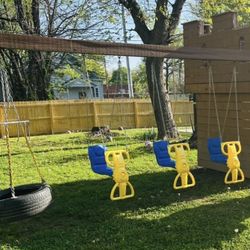 3 Swings & Tire swing