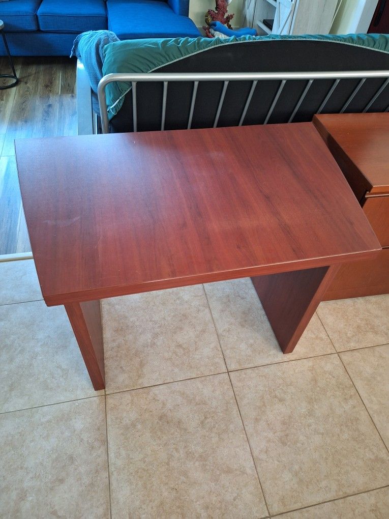 Desk And File Cabinet