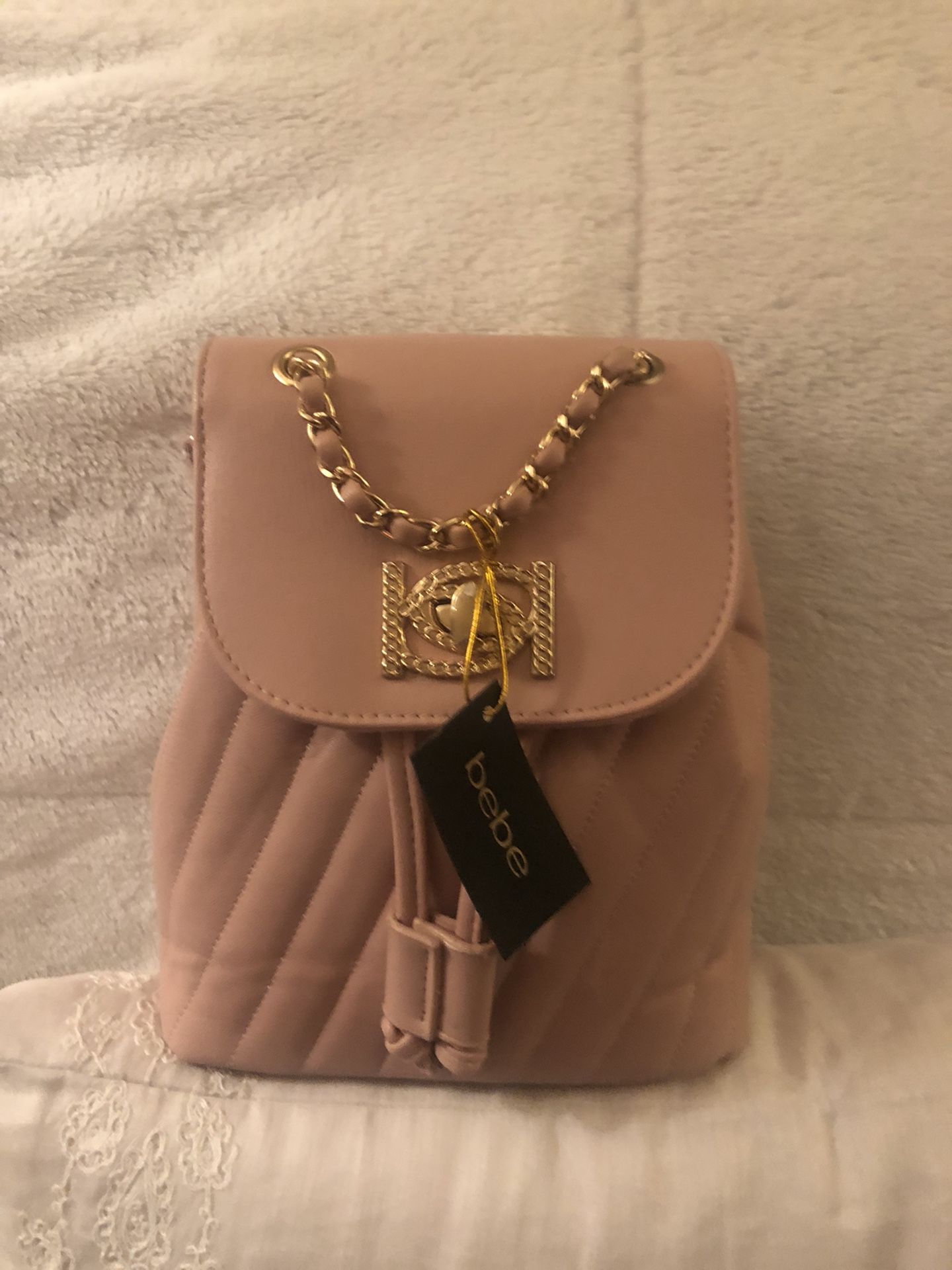 BEBE Hera Small Backpack Purse New