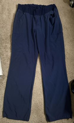 Women’s Cherokee iFLEX Scrub Pants Navy Blue Size Large