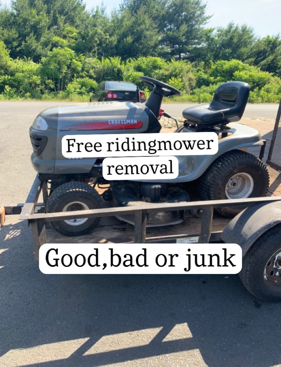 Free Riding Mower And Snowblower Removal