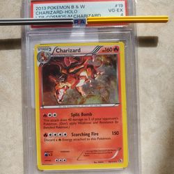 2013 B & W Charizard  Psa 4