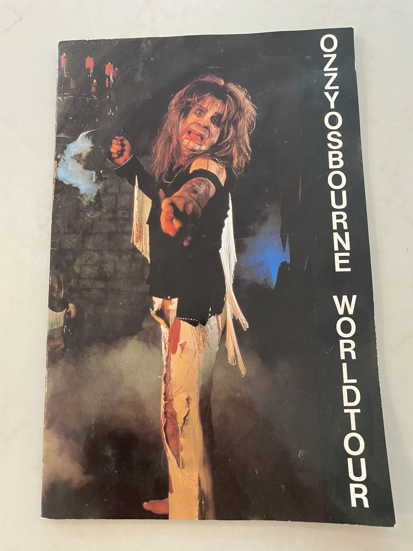 Vintage Ozzy Osborne World Tour Book