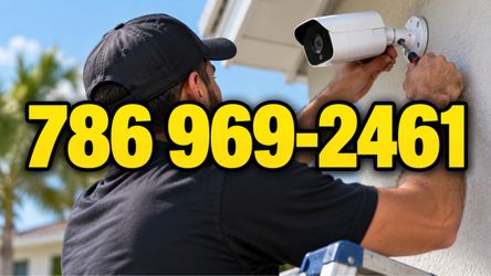 Security cameras and dvr man