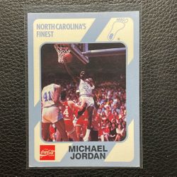 1989 Michael Jordan Coca Cola North Carolina Tar Heels