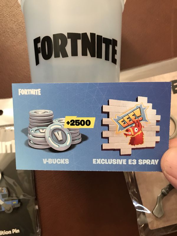 E3 Fortnite Pins