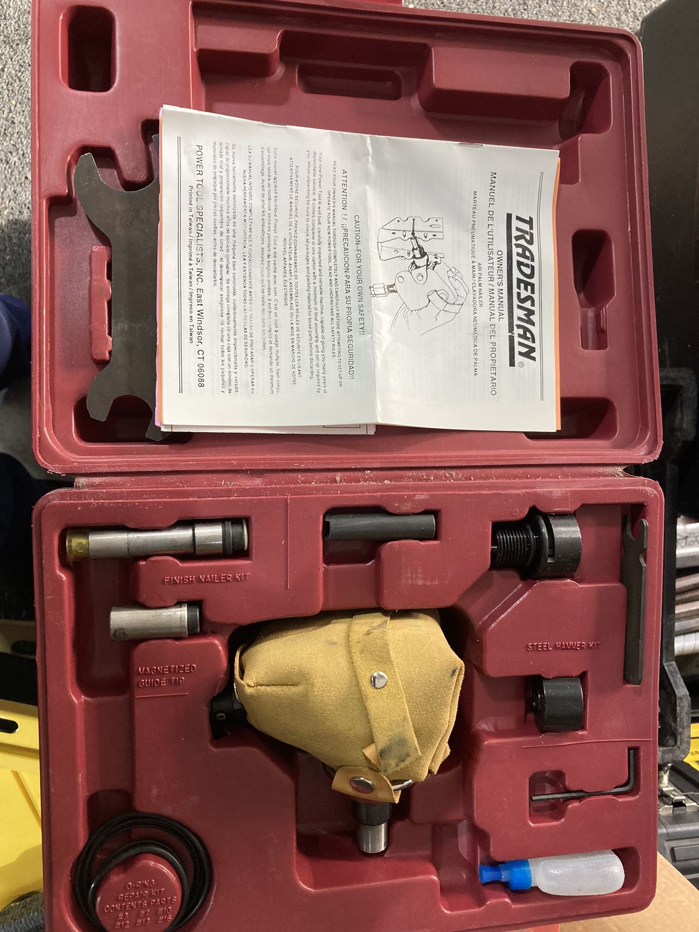Tradesman Palm Air Nail Driver