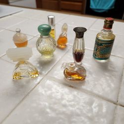 Vintage Mini Perfume Bottles 