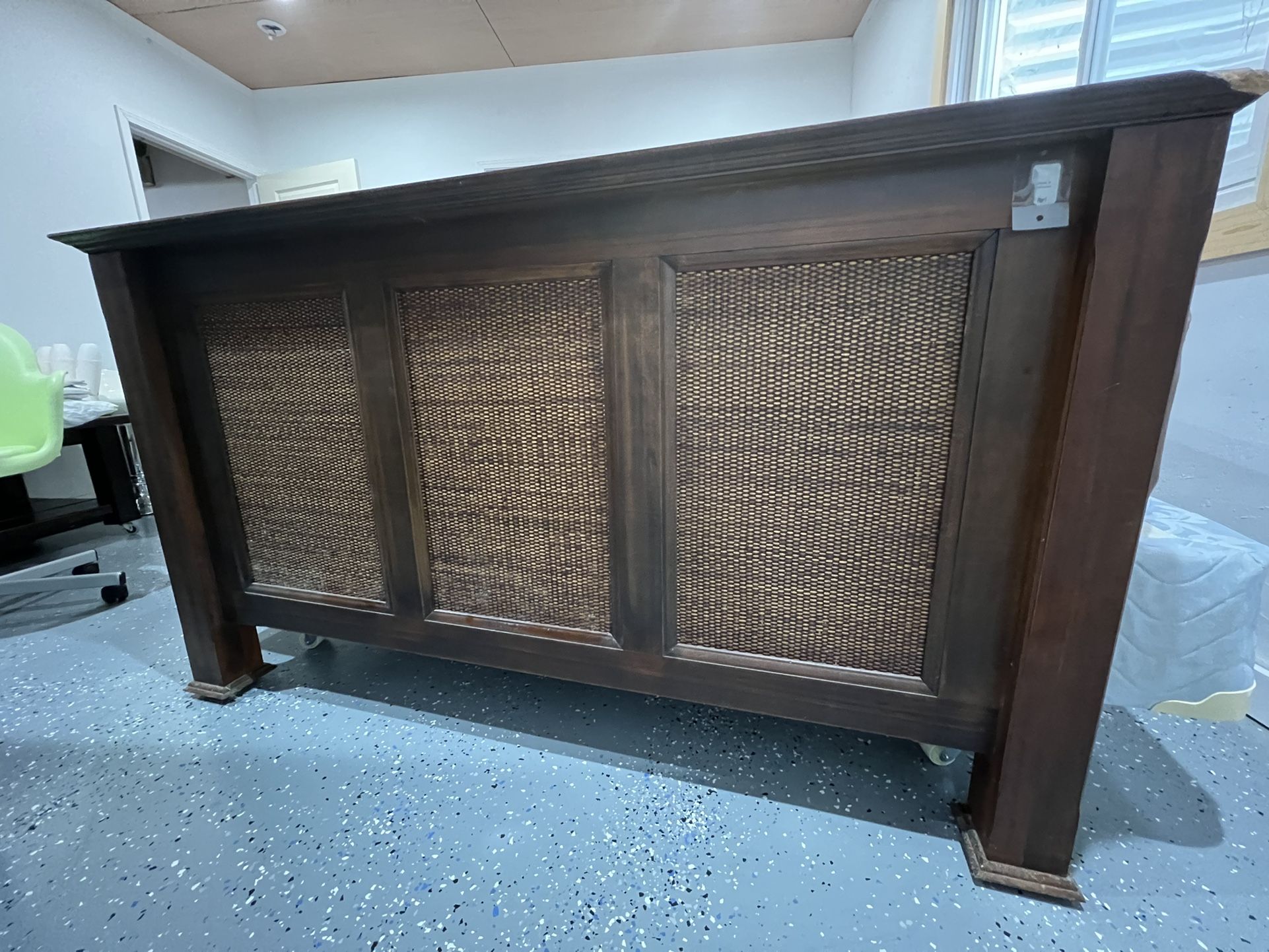 Pier One Import Solid Wood Queen Headboard