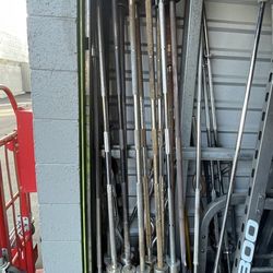 Used Olympic Barbell…  7’ 45 lbs Home Gym Fitness… $50 Each