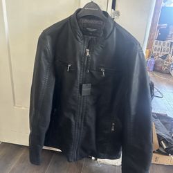 Brand New Leather Jacket Men’s Large 