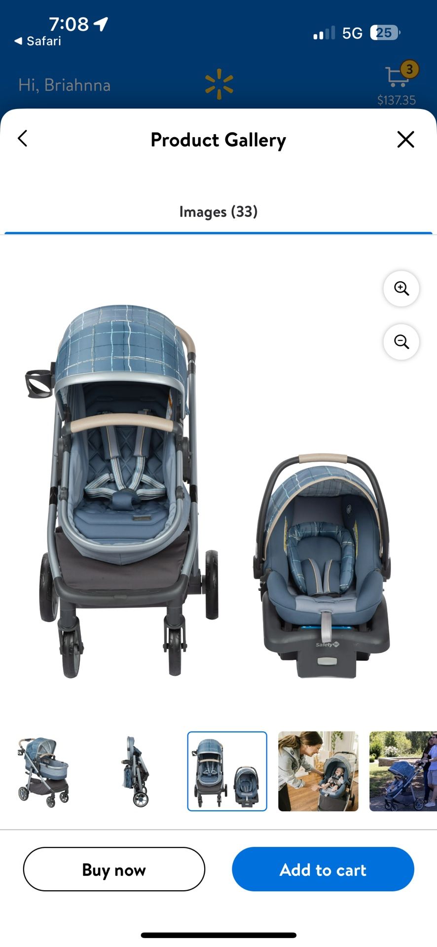 Baby Stroller 6 in 1