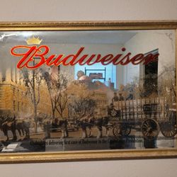 Classic Budweiser Mirror 