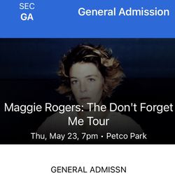 Maggie rogers ticket
