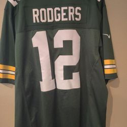 Greenbay Packers Rogers # 12 XXL On field jersey