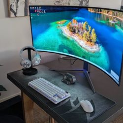 LG 45GS96QB-B 45" UW-QHD (3440x1440) 240Hz 0.03ms Curved OLED G-Sync