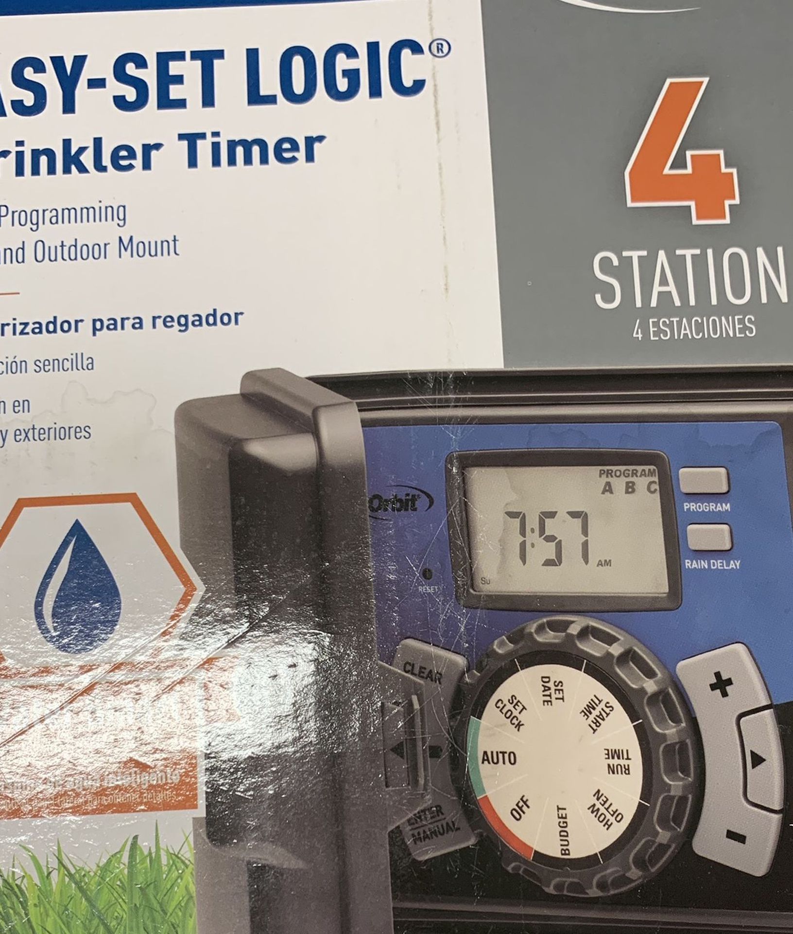 Orbit 4 Station Easy Set Logic Sprinkler Timer