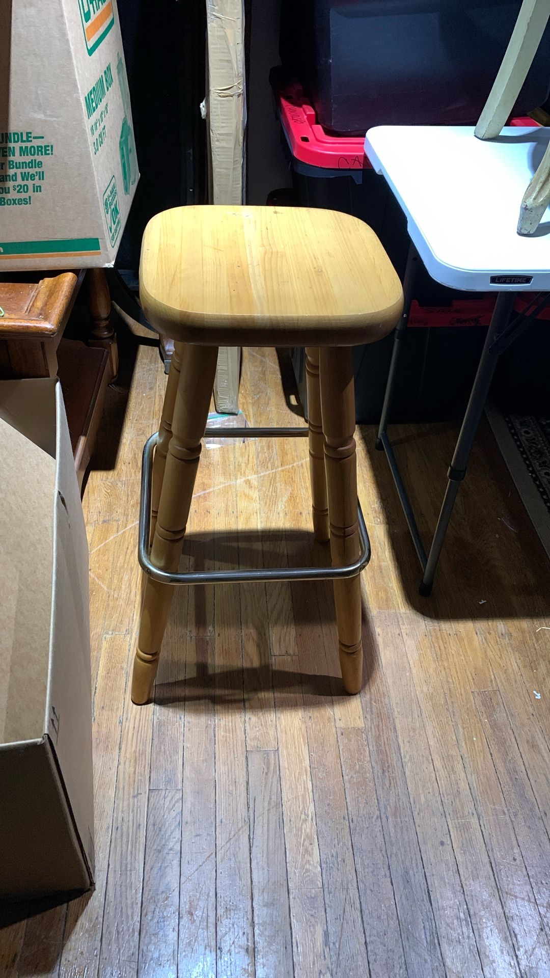 Solid Wood Bar Stool