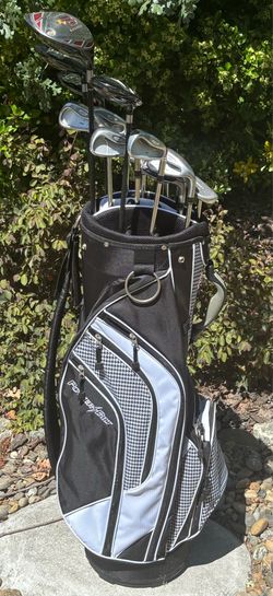 TaylorMade RAC OS golf set (Burner Driver+3w+5w+7w+3i-pw+aw+sw+Odyssey putter+cart bag)