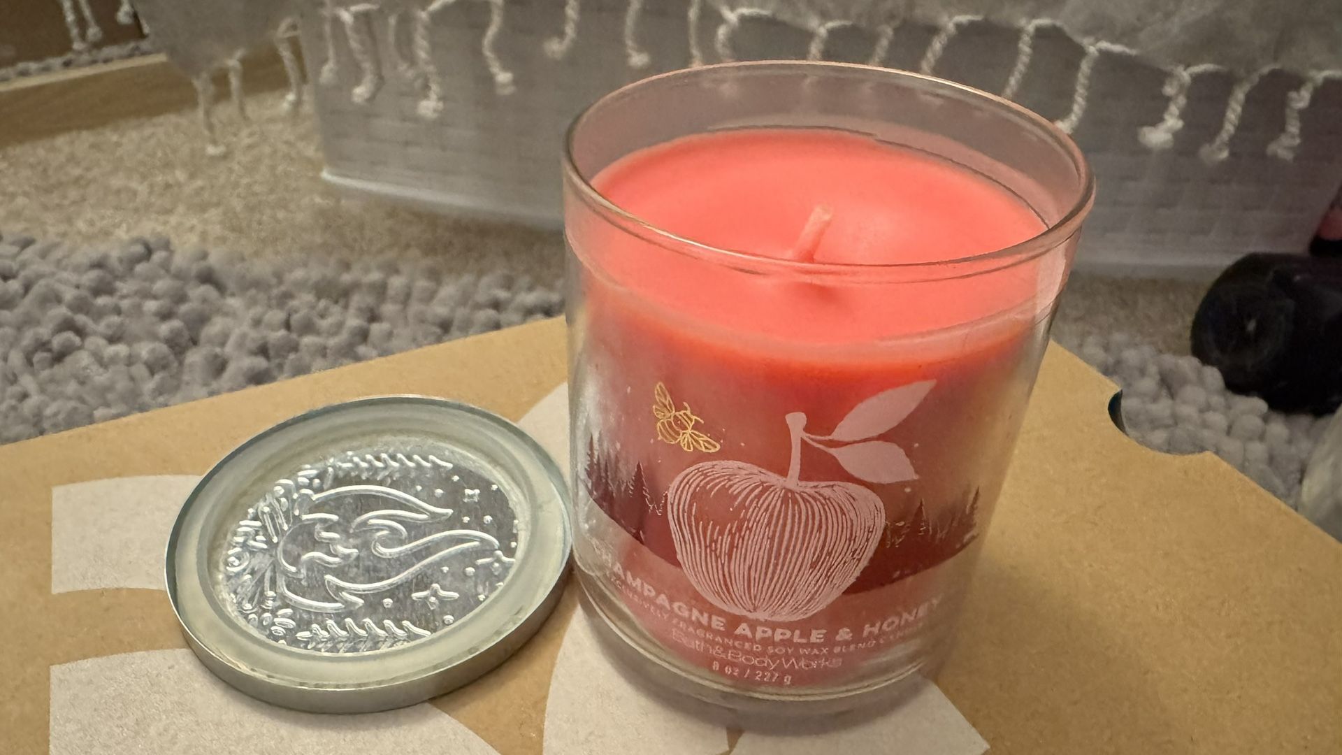 Bath & Body Works Champagne Apple & Honey Single Wick Candle