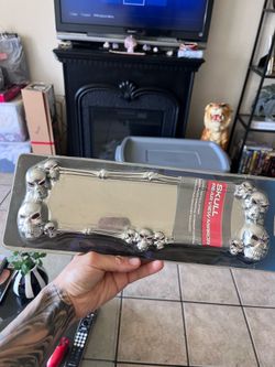 Large Skull rear view mirror for car