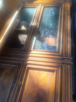 Nice wood hutch