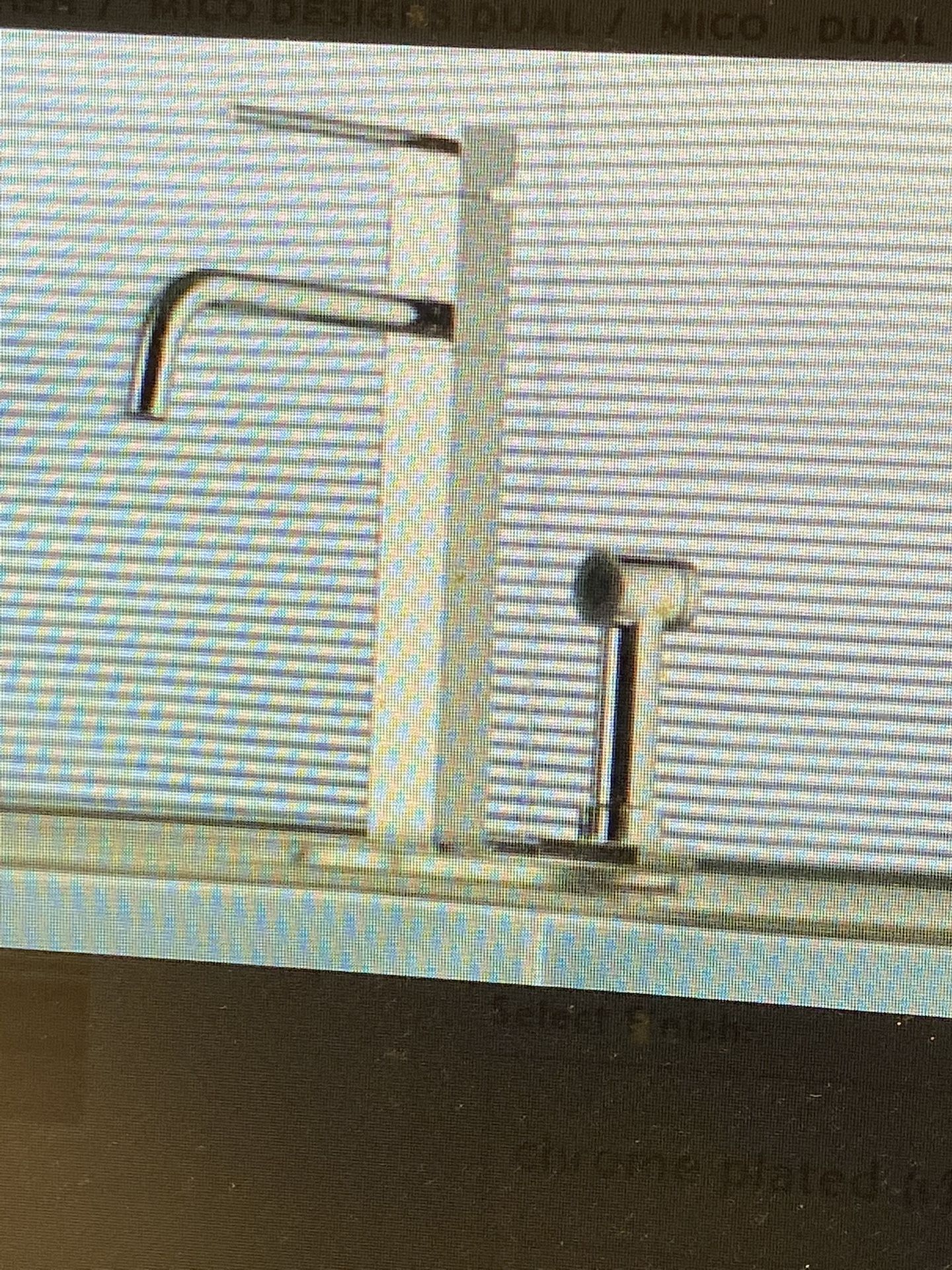 NEW. Mico System Dual Kitchen Faucet
