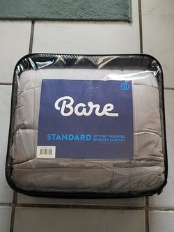 Bare Home Weighted Blanket 17Lb Heavy Blanket Standard Size For Sleeping