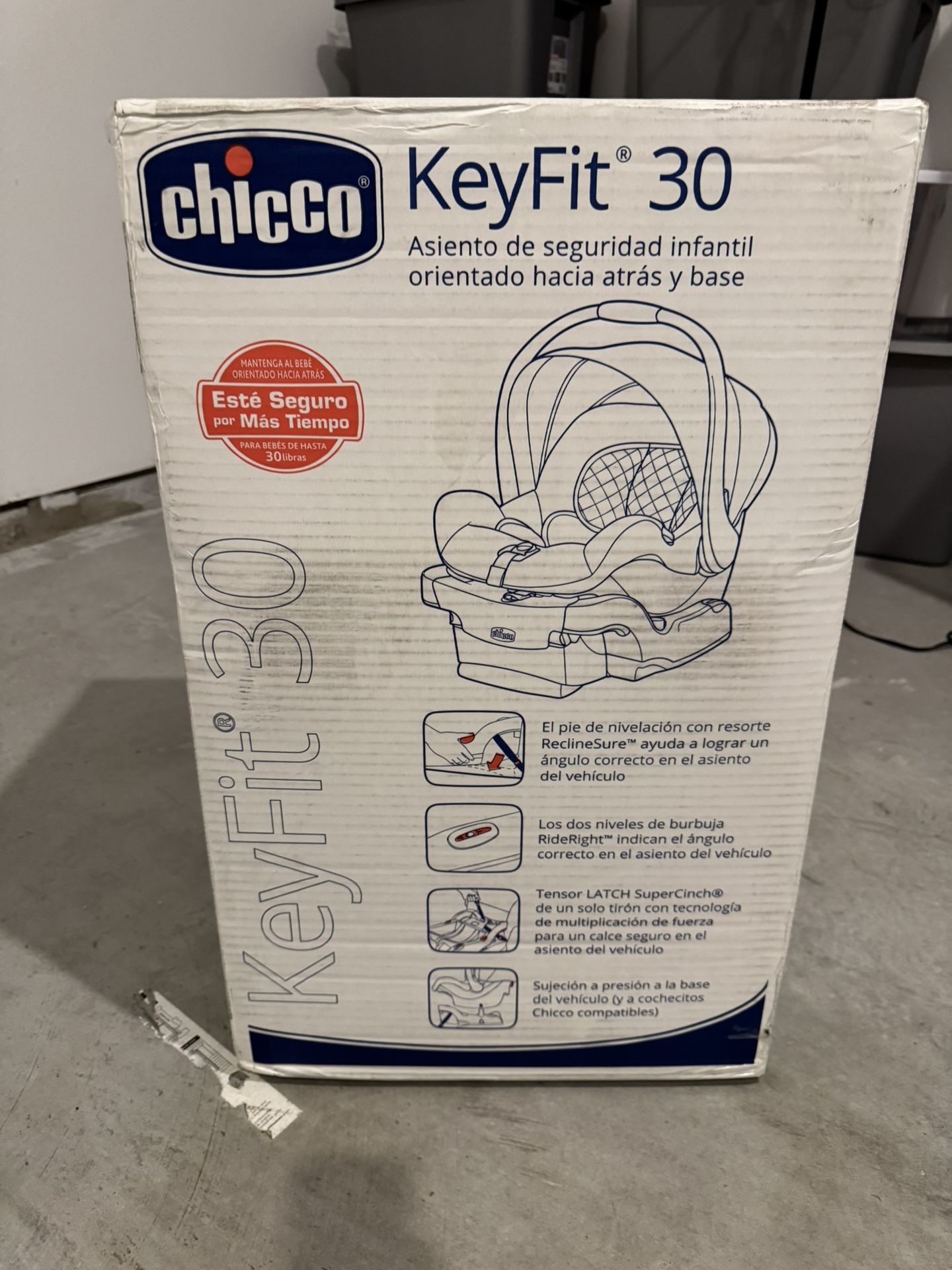 β’ New Chicco KeyFit 30 Car Seat w/Base β Lilla β Retails $230