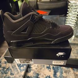 Air Jordan 4retro Balck Canvas 
