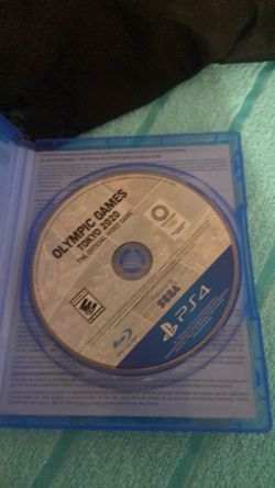 Olympic GamesTokyo 2020 game with CD and original case for PS4