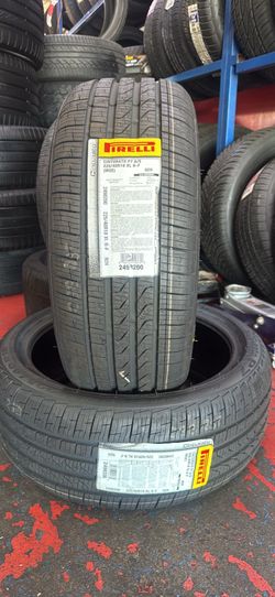 Pair of 225/40-18 Pirelli run flat tires