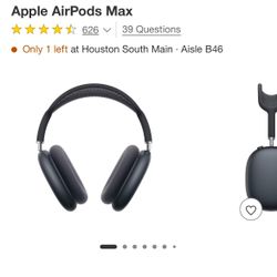 Air Pods Max.  