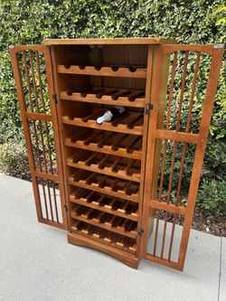 Arts And Crafts Mission Style Wine Cabinet