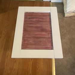 Beautiful Solid Wood “this End Up “ Redone