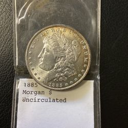 1885  Morgan Silver Dollar Uncirculated 
