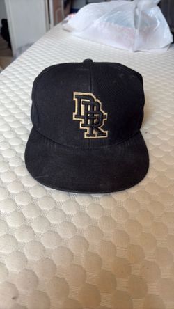 Black dirtbike kids hat